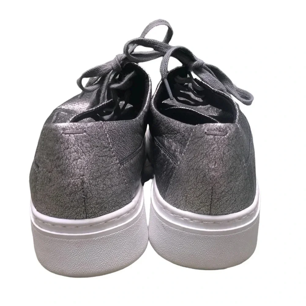 EILEEN FISHER GUNMETAL SNEAKERS